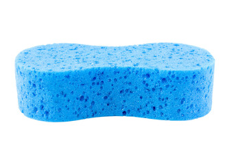 blue sponge isolated on white - 571241252