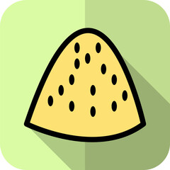 Set of sweet and bakery icons.such as ice cream,cake,smoothies,bread,Pizza