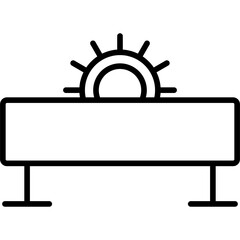 Saw Machine Icon