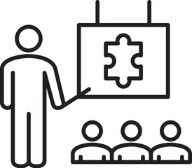 Fototapeta premium training icon