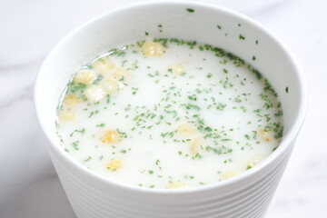 じゃがいもと野菜のポタージュ