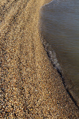 Sea beach sand background.