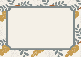 abstract background with leaves