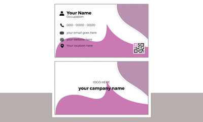 Creative Modern And Simple Business Card Template, Visiting Card Design Vector 