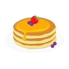 Pancake Illustration