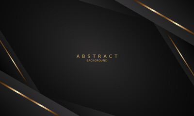 dark black luxury premium background and gold line.