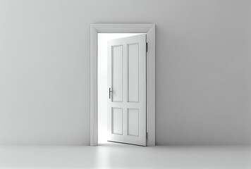 door to the light, isolated, generative ai