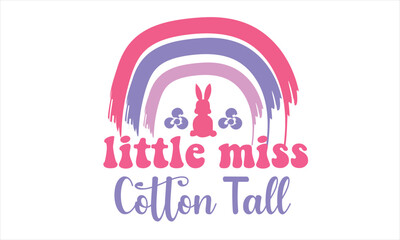 Little Miss Cotton Tall  T-Shirt Design