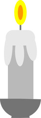 Candle icon. Element for site, design
