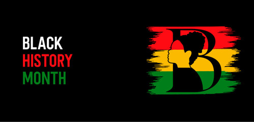 Black history 2023 month celebrate. vector illustration design graphic Black history month banner.
African American History or Black History Month. Celebrated annually in February in the USA and Canad