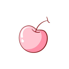 Cherry vector on white