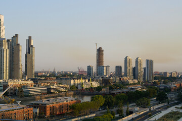 Naklejka na ściany i meble Buenos Aires City Skyline - Skyscrapers
