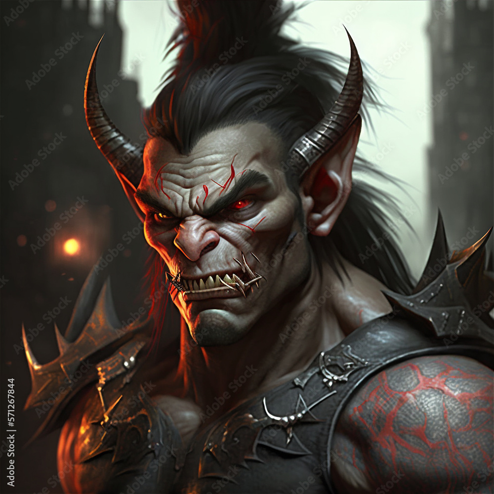 Sticker evil demon fantasy character - Stickers