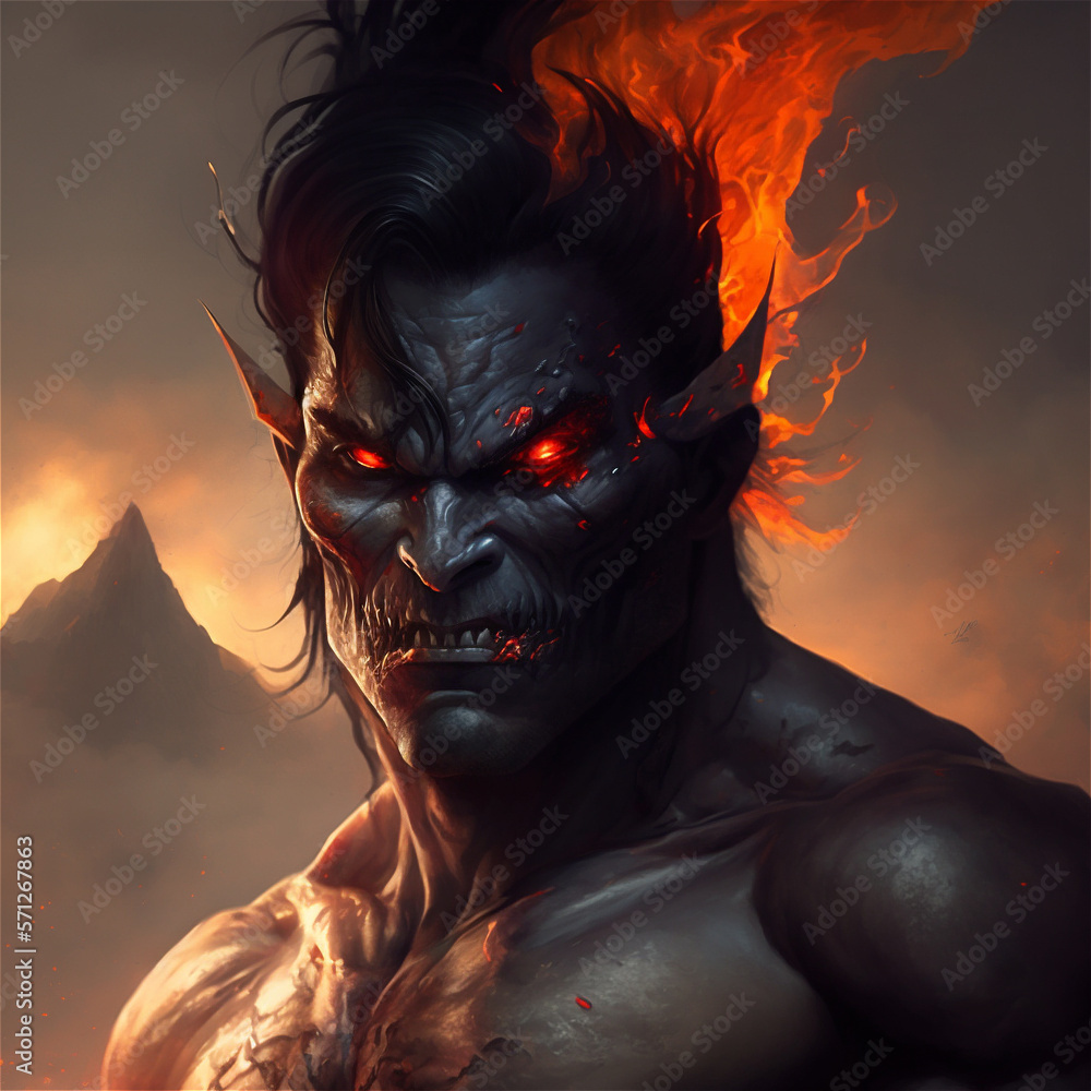 Canvas Prints evil demon fantasy character - Canvas Prints