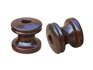 Spool insulator, electric clamp on transparent png..