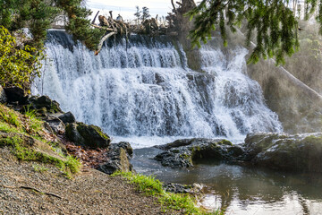 Fototapeta premium Upper Tumwater Falls Scene 5