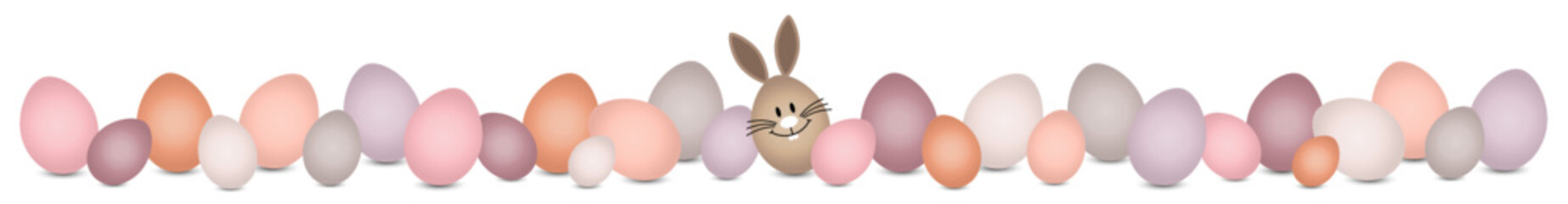 Braunes Hasenei & 28 Ostereier Verschiedene Farben