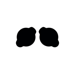 Sheep testicles icon. Simple style sheep testicles poster background symbol. Sheep testicles brand logo design element. Sheep testicles t-shirt printing. vector for sticker.