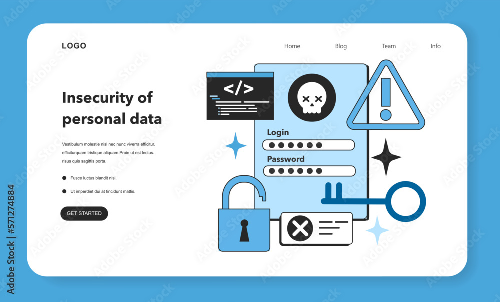 Poster insecurity of personal data as neural network implementation risk