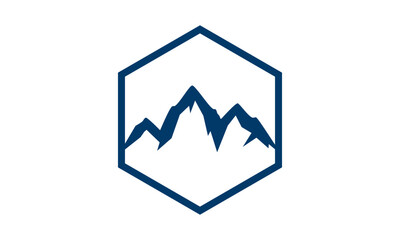 Mountain Logo Design Template Inspiration, Vector Illustration.