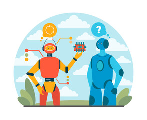 Artificial intelligence. Self-learning computing system. Deep machine