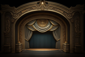 Golden Stage Theater (generative ai)