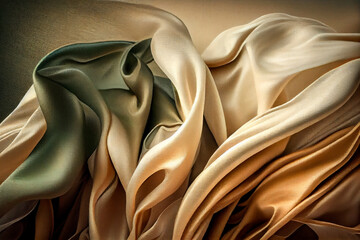 Silk texture background, ai generation