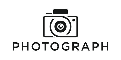 logo design photograph icon vector illustration