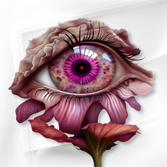 eye of the flower