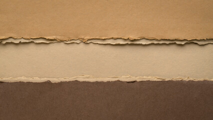 paper abstract in earth tones with a copy space, blank web banner