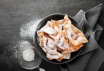 Faworki or angel wings