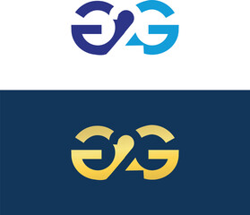 G2G Letter Logo Alphabet Creative Initial	
