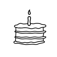 doodle birthday cake party