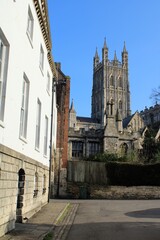 Gloucester Cathedral  from the west.