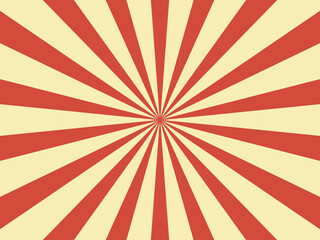 Retro background with rays or stripes in the center. Sunburst or sun burst retro background. Eps 10