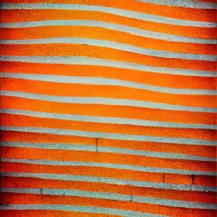 Texture of a white wall with orange lines and bumps, AI generated. 