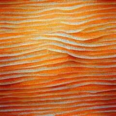 Texture of a white wall with orange lines and bumps, AI generated. Orange geometric patterns.