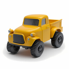 yellow toy truck
