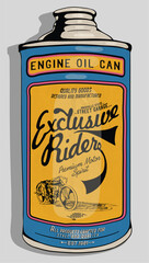 motorcycle illustration for print