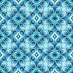 Vibrant and colorful patterns, geometric shapes, 2D, 3D