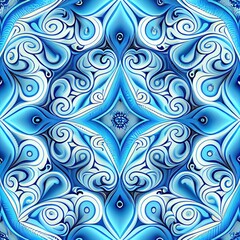 Vibrant and colorful patterns, geometric shapes, 2D, 3D