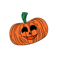 halloween pumpkin ghost