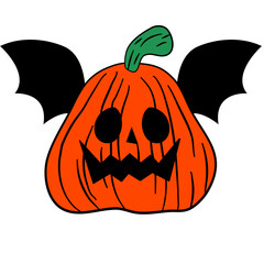 halloween pumpkin ghost