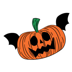 halloween pumpkin ghost