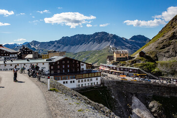 Passo Stalvio Italy Alps shops restaurant anho hotel