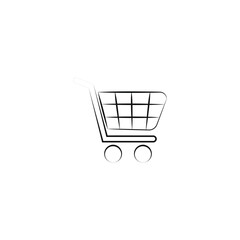flat design, vector icon for a shopping cart. On a white background, alone.
Shopping Cart Icon, excellent vector icon in flat design