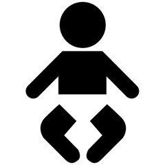 baby vector, icon, symbol, logo, clipart, isolated. vector illustration. vector illustration isolated on white background.