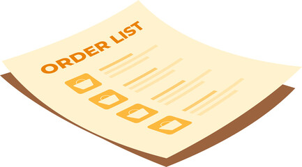 Social media, digital marketing, customer support and smartphone for online shopping concept.Order document or purchase letter,online order list.