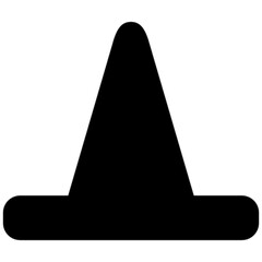 traffic cone vector, icon, symbol, logo, clipart, isolated. vector illustration. vector illustration isolated on white background.