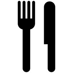 knife fork vector, icon, symbol, logo, clipart, isolated. vector illustration. vector illustration isolated on white background.